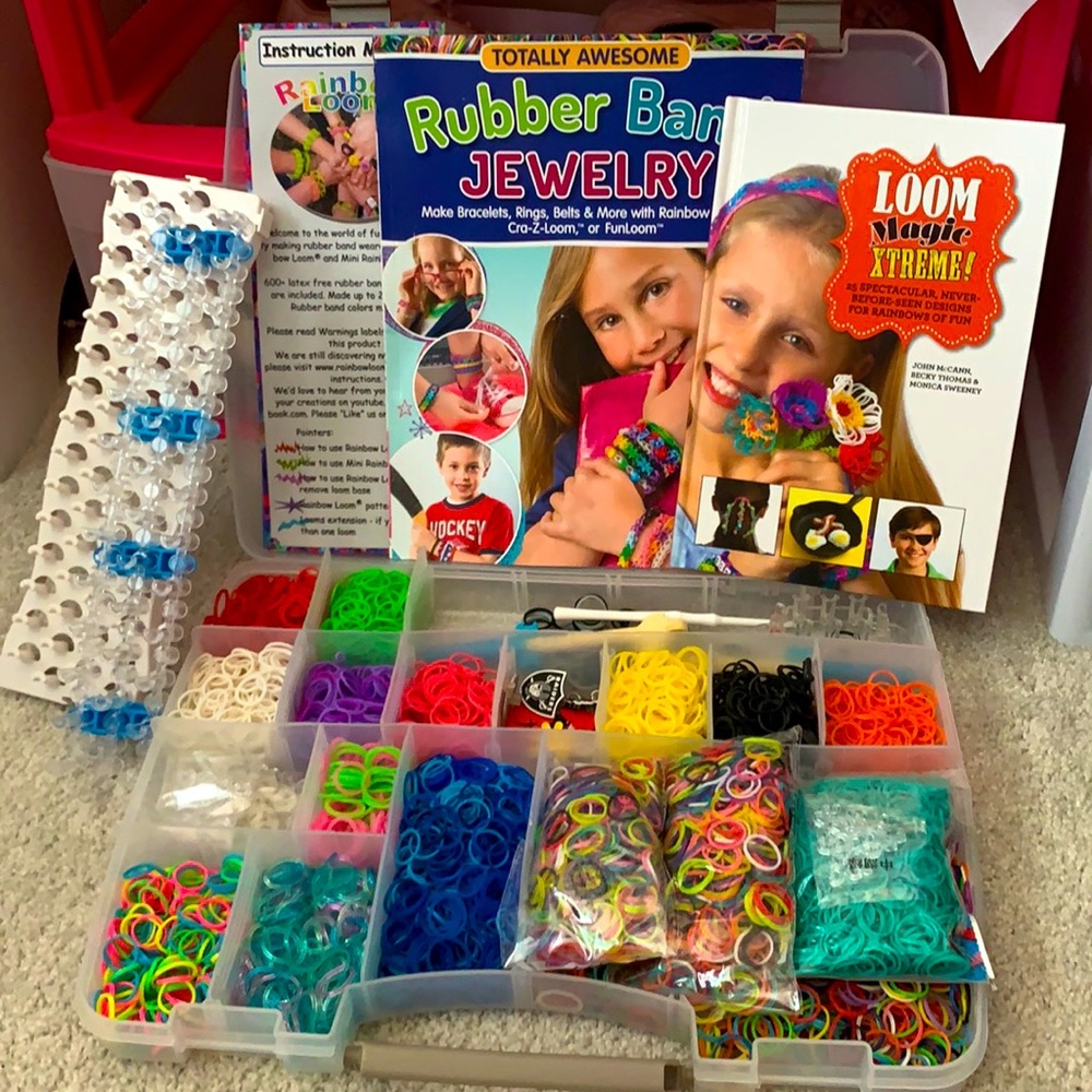 Rubber band jewelry kit
